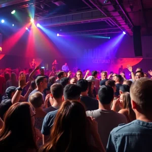 Energetic crowd at Billy's Lounge enjoying live music