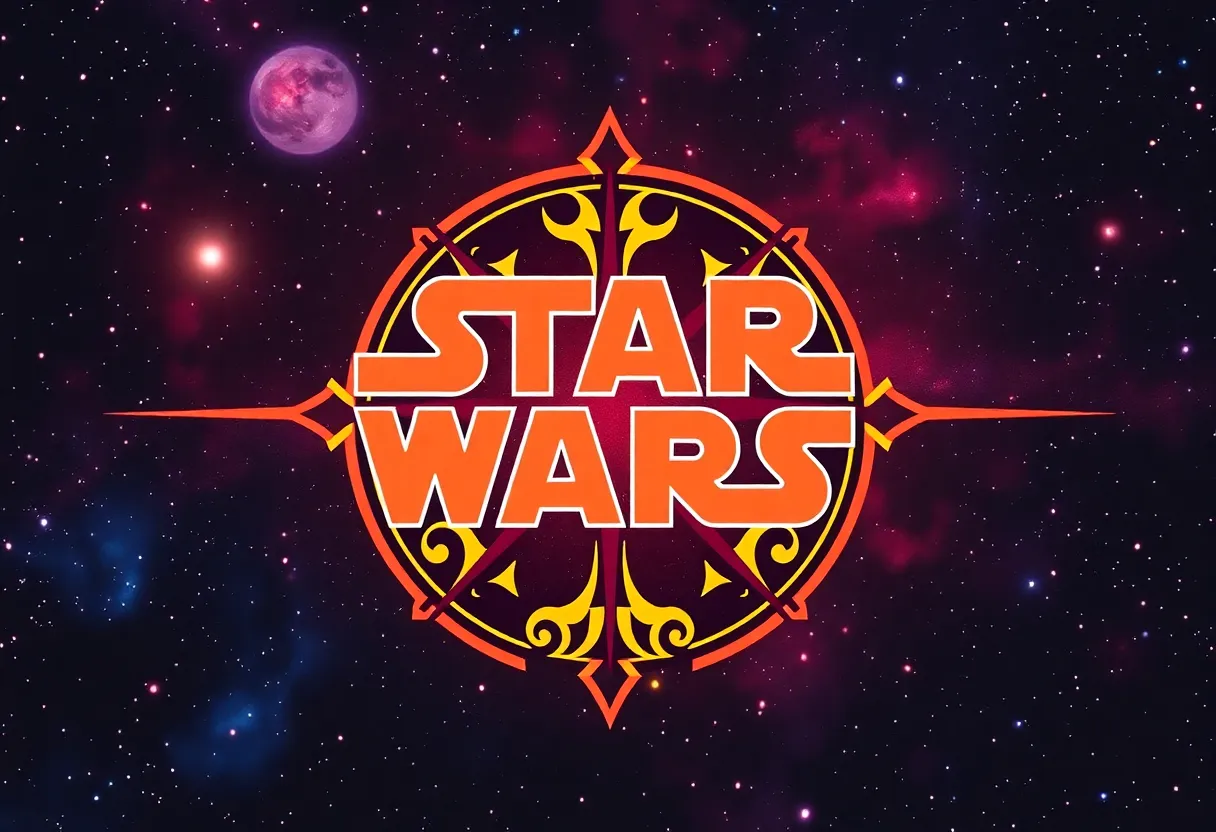 Promotional poster for Indigenous language screening of Star Wars
